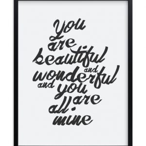 You are Beautiful Print